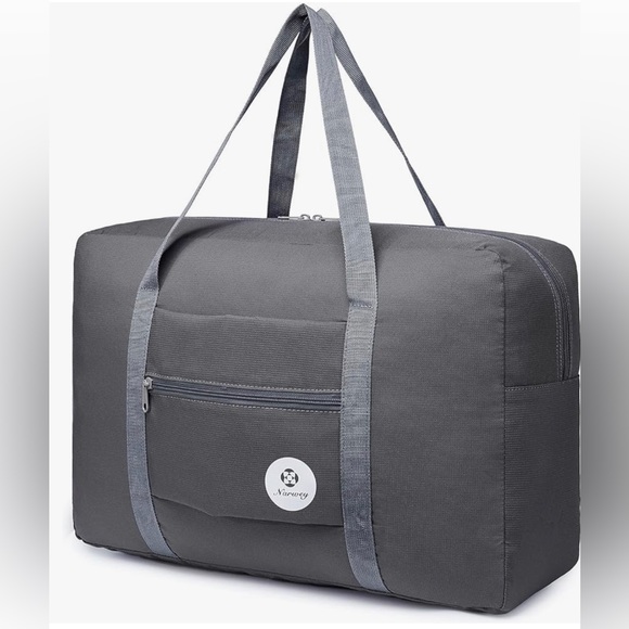 NWT 18x14x8 Foldable Travel Duffel Bag Tote, AVAILABLE IN MULTI COLORS - Picture 5 of 12